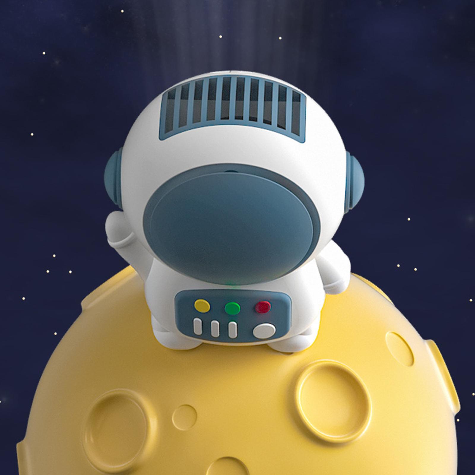 Astronaut Handheld Fan with Wrist Strap Battery Powered Rechargeable