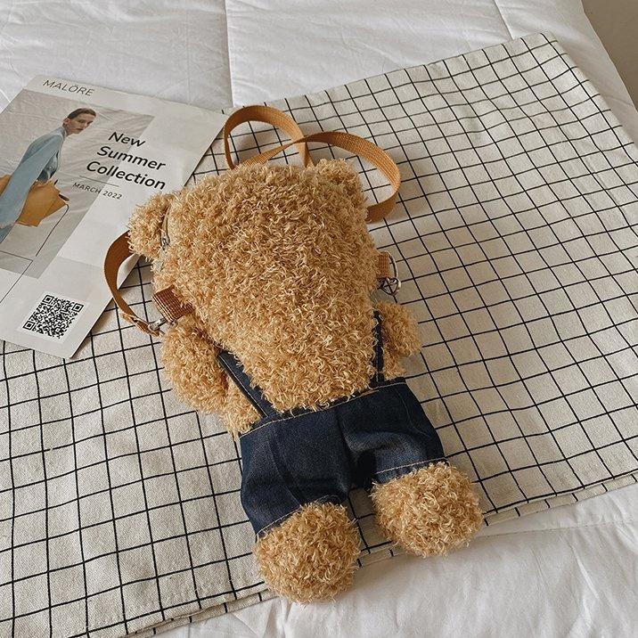 TÚI, BALO ĐỰNG TIỀN LÌ XÌ - Túi, balo đeo chéo đi học, đi chơi hình gấu Teddy phiên bản Hàn Quốc dễ thương, ngộ nghĩnh