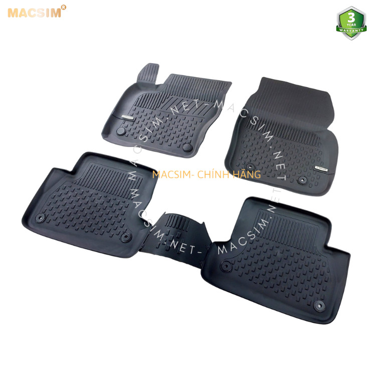 Thảm lót sàn ô tô nhựa TPE Silicon Ford Focus 2012- nay Nhãn hiệu Macsim