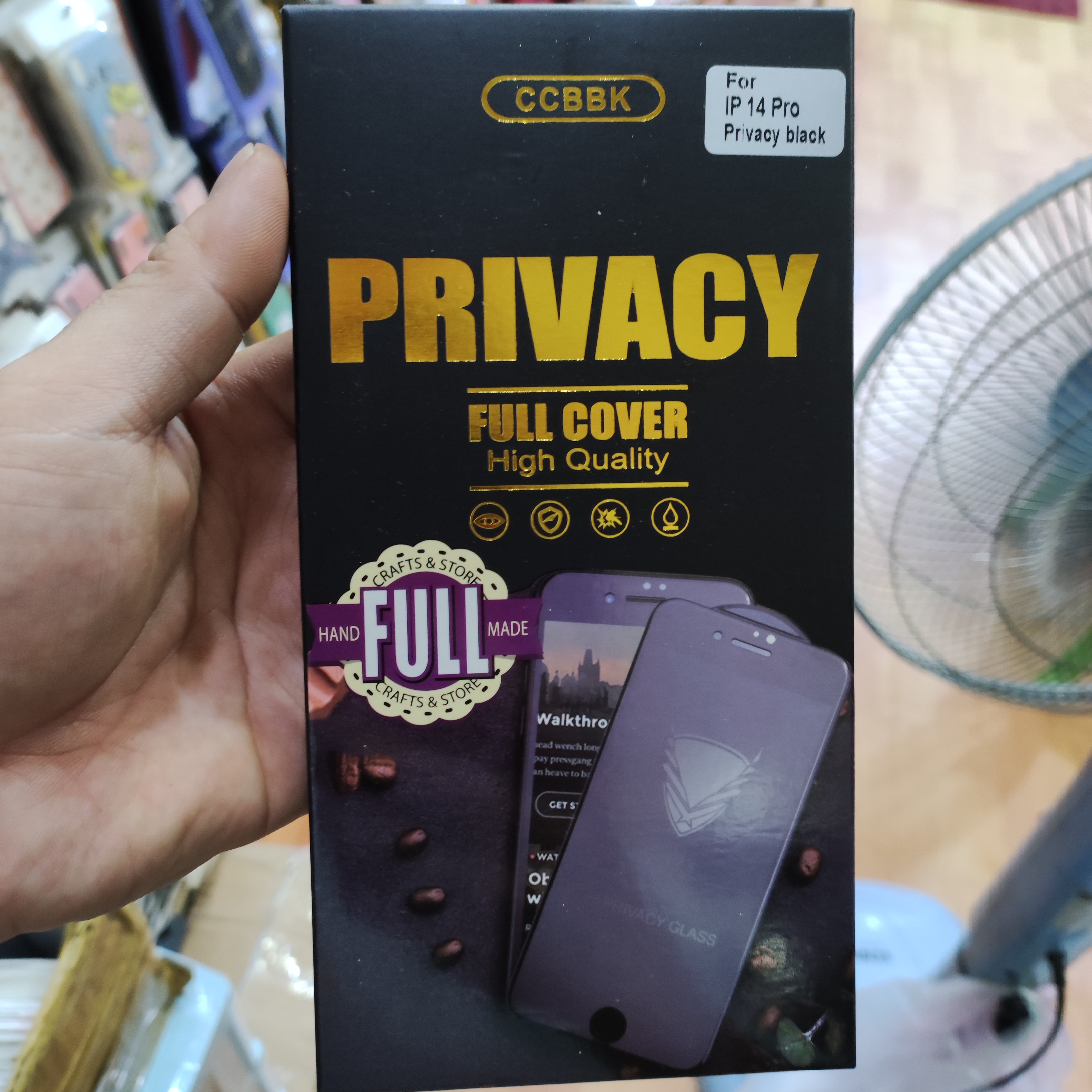 Cường lực chống nhìn trộm CCBBK PriVaCy dành cho dòng iphone 14 - Hàng Chính Hãng