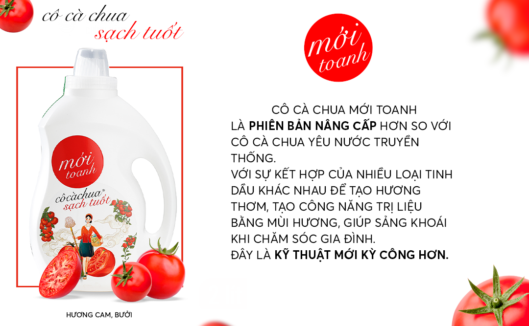 Nước Tẩy Rửa Đa Năng Nhà Bếp Cô Cà Chua Sạch Tuốt 3.8L l Mới Toanh