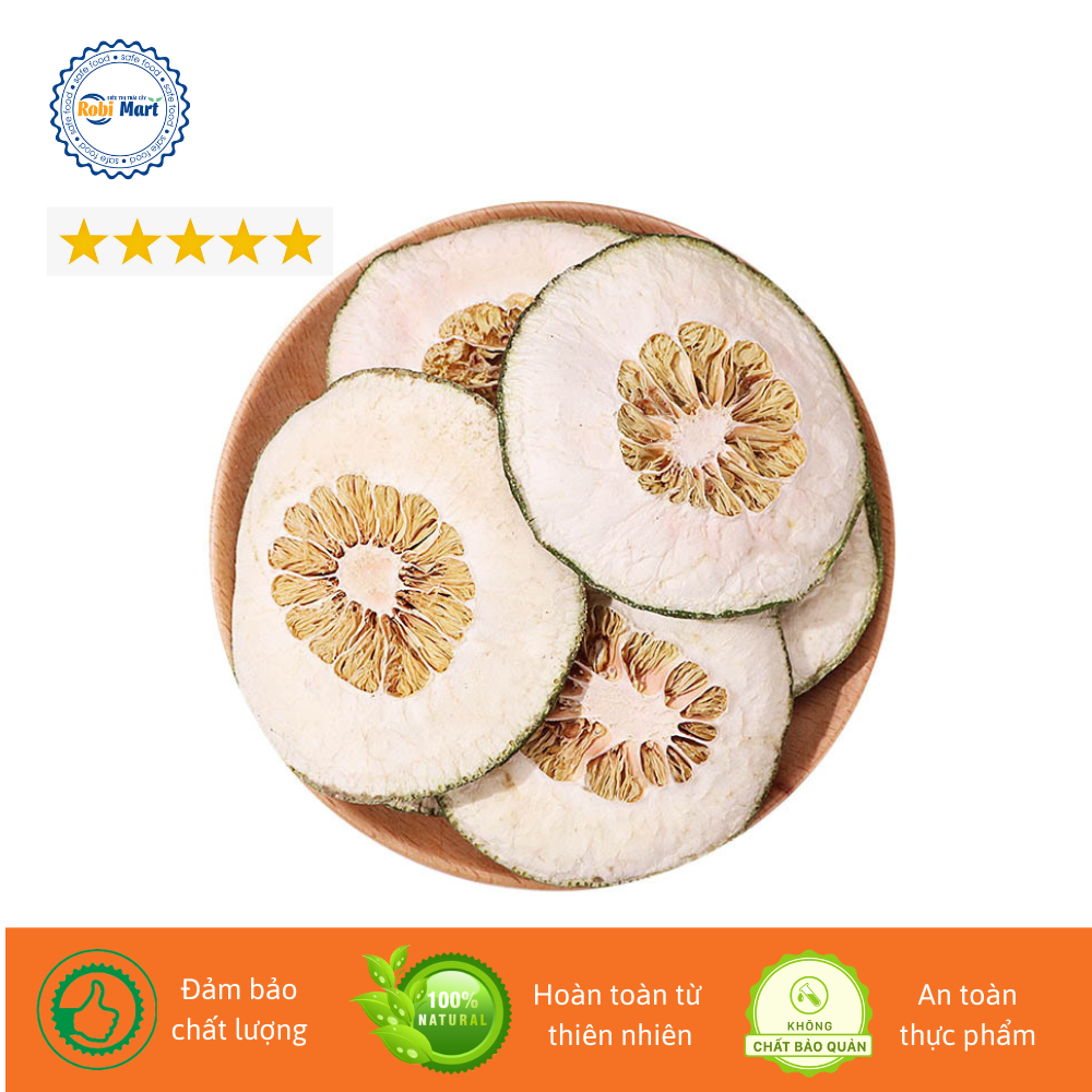 Bưởi thái lát sấy lạnh robimart gói 500g