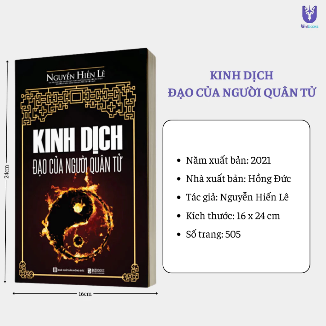Sách - Kinh Dịch - Đạo Của Người Quân Tử - Nguyễn Hiến Lê - Tinh Hoa Của Cổ Học Trung Hoa