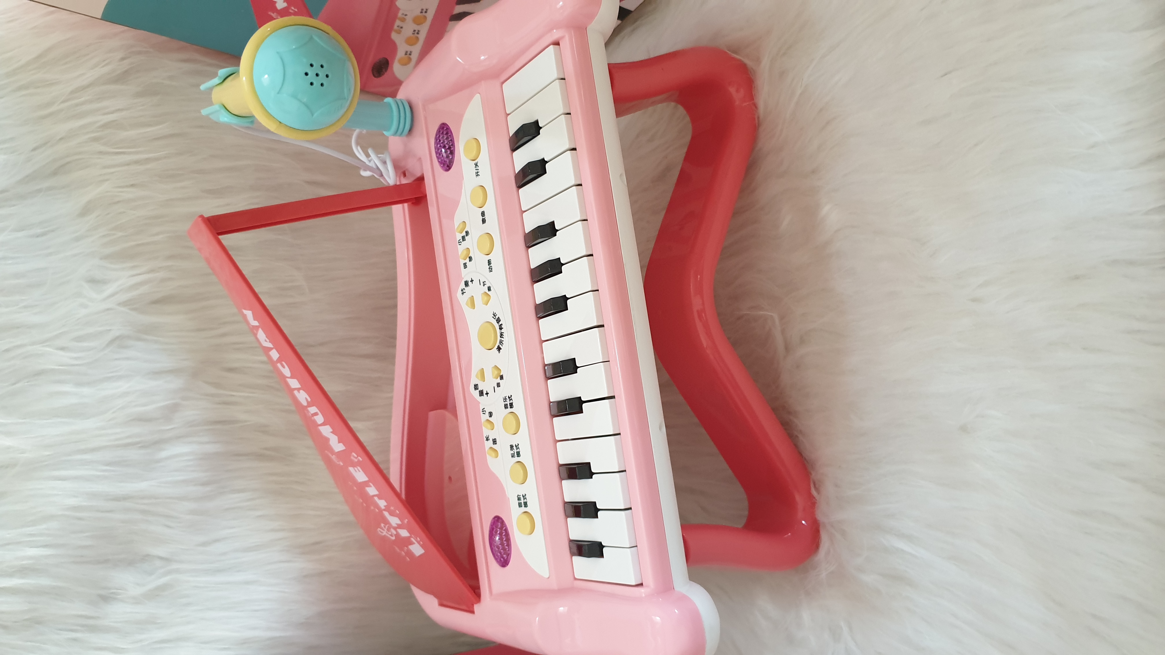 Đàn Piano Mini Kèm Micro Cho Bé Tập Đàn Hát