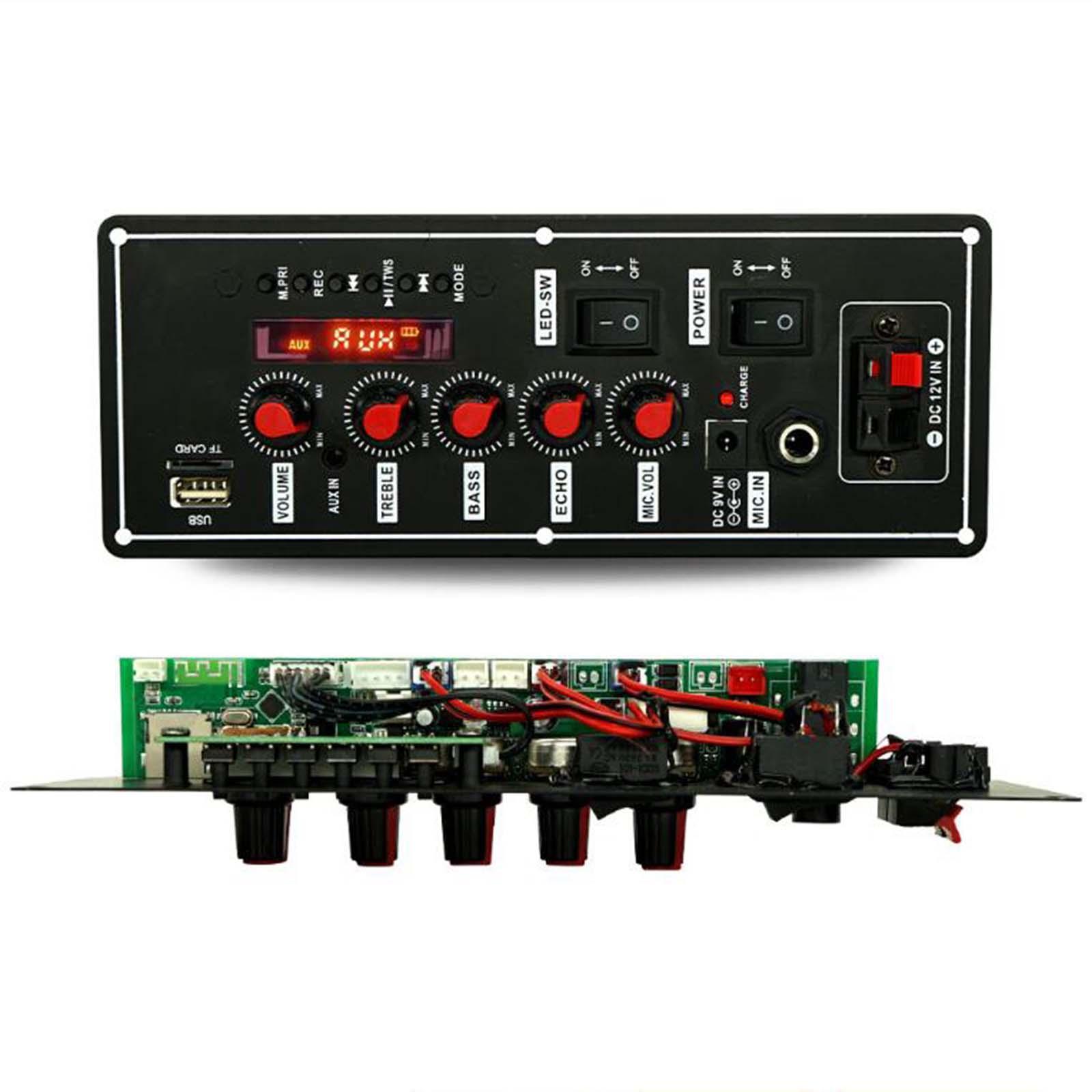 MP3 Decoding Board Module Audio Decode Board 2x10W Support AUX FM USB TF Card DC 9V Audio Amplifier Board MP3 Player Accessories