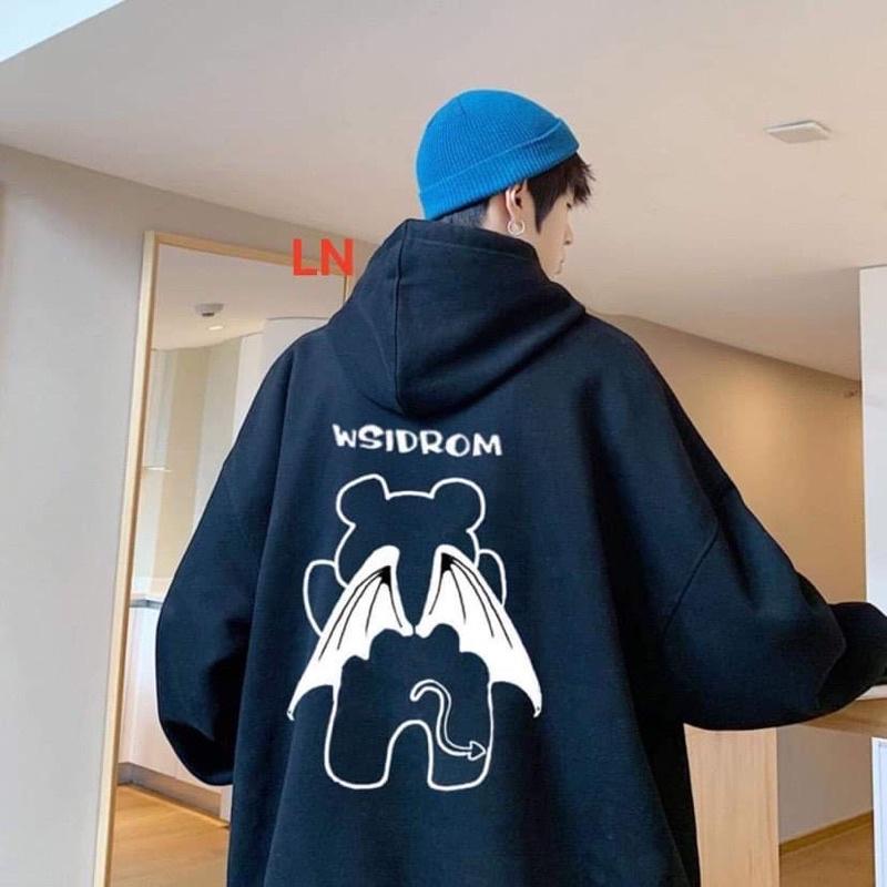 Áo hoodie gấu cánh dơi DA6