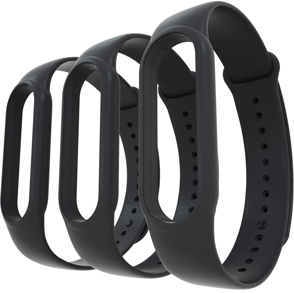 Dây đeo thay thế Mi Band 3 / Mi Band 4, Dây đeo cổ tay silicon cao cấp, Dây đeo không thấm nước - Hàng Chính Hãng PKCB