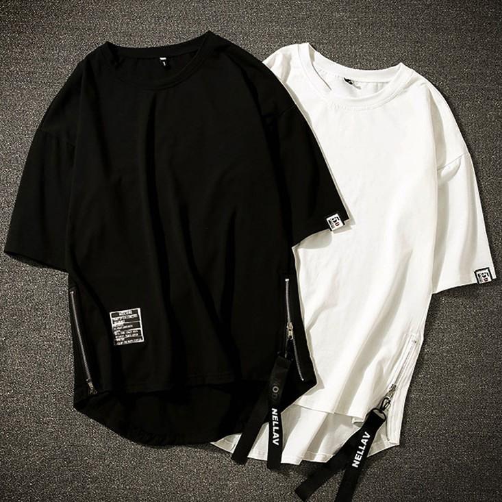 ́ thun UNISEX mix khóa đính tag ̀ ̂ ̂́ ẢNH THẬT̂́ ̣̂ % cotton ̂́, thoáng mát