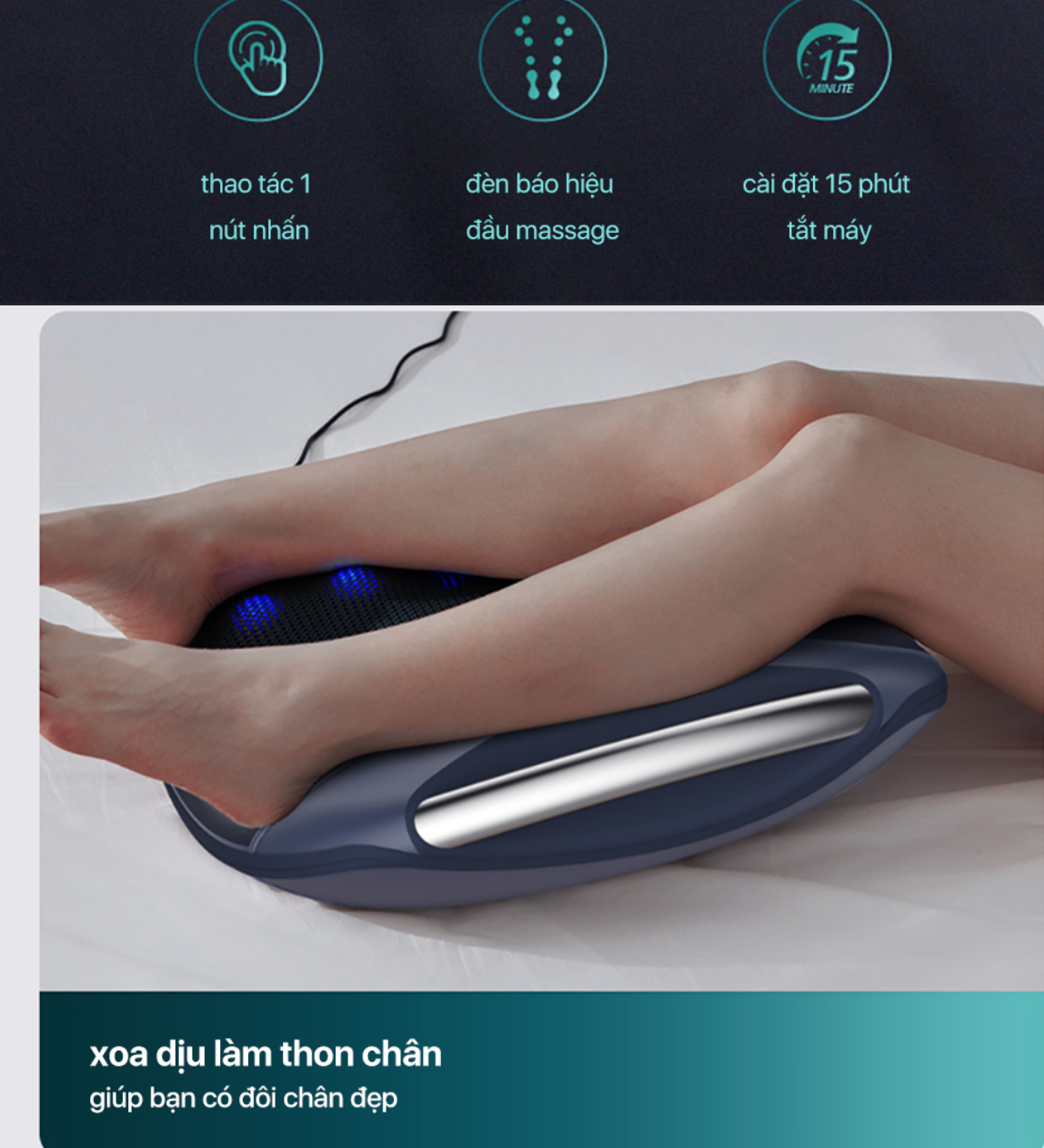 Máy Massage Lưng,Trang bị 12 đầu massage riêng biệt 4 chế độ massage