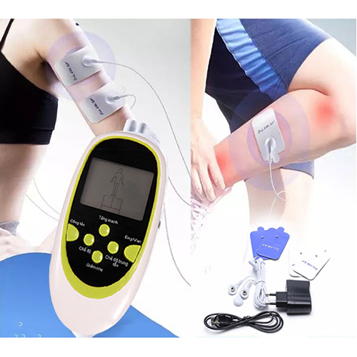 Hình ảnh Máy massage xung điện trị liệu 8 miếng dán, 8 chế độ massage, xài pin tiểu