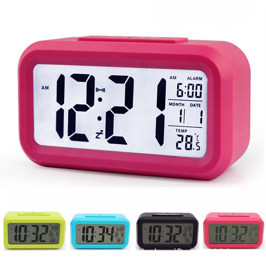 Đồng hồ báo thức điện tử để bàn mini thông minh đa chức năng DH89