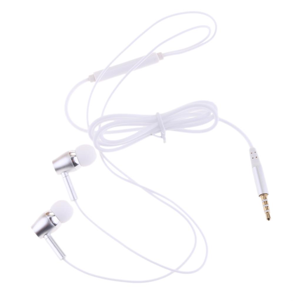 Metal Luminous Headphones Earphone Headset In-Ear Earbud for Phones