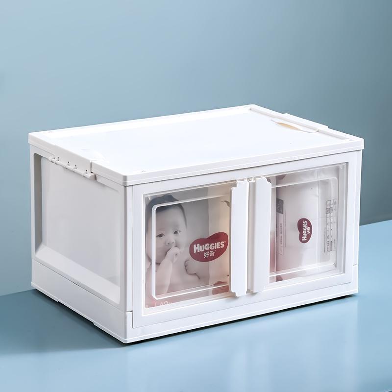 Tủ nhựa đựng đồ bảo quản quần áo - đồ chơi trẻ em - sách vở có cánh cửa - 40L và 56L - dễ dàng xếp chồng lên nhau