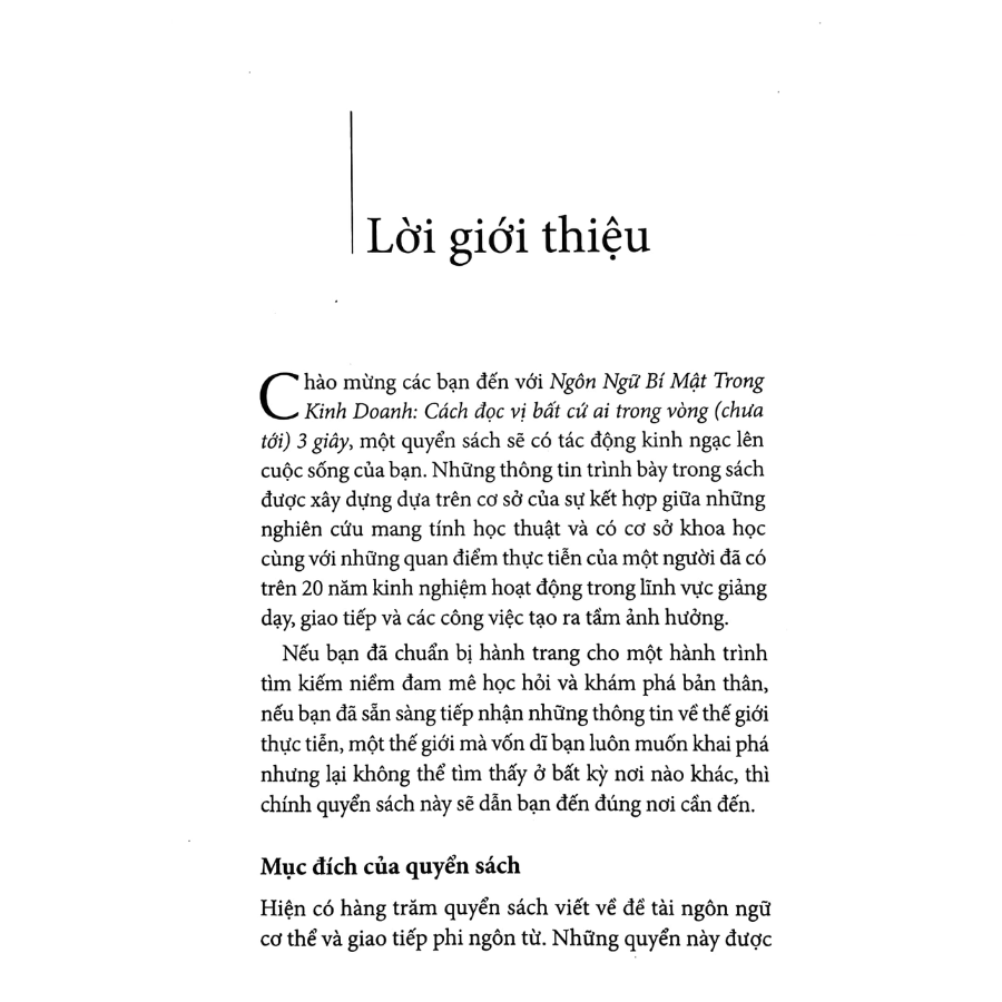 Ngôn Ngữ Bí Mật Trong Kinh Doanh