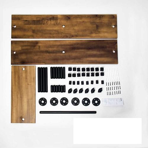 Kệ ống nước treo tường vintage, kệ ống nước trang trí chất liệu ống sắt cao cấp decor phòng đẹp, quán cà phê