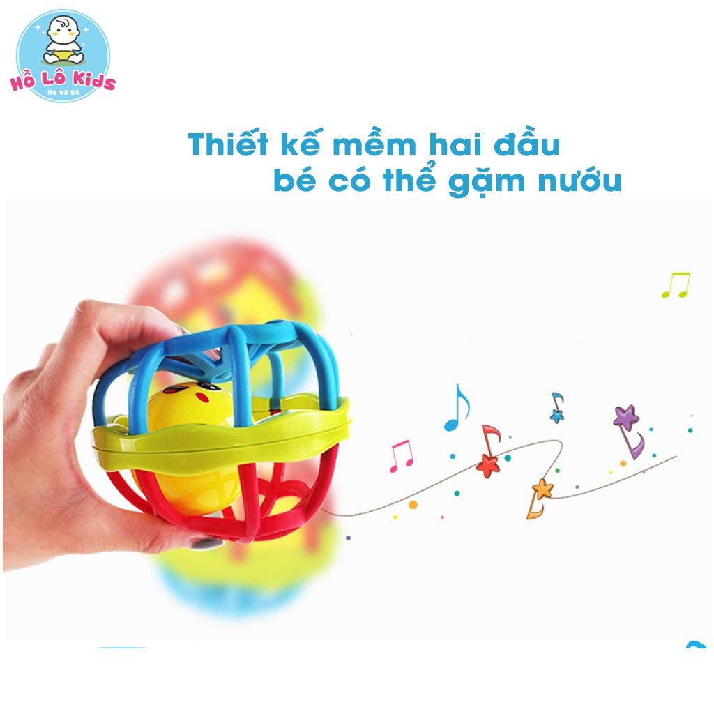 Combo bóng và chùy 2 đầu đồ chơi lục lạc xúc xắc cho bé Hồ Lô Kids