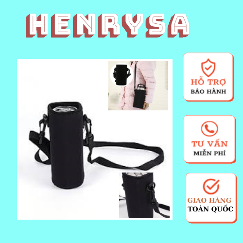 Túi đựng bình nước giữ nhiệt có dây đeo tiện ích - HENRYSA