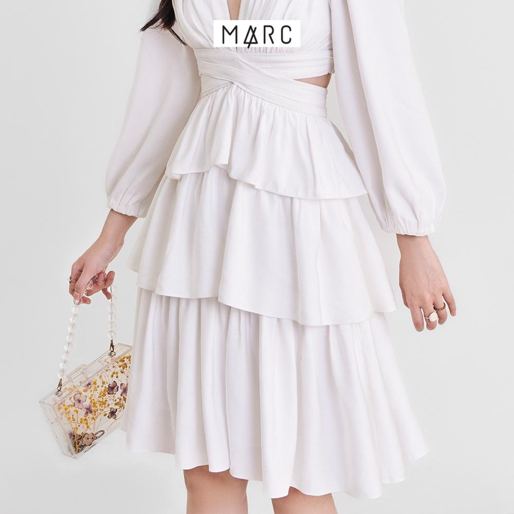 Đầm nữ MARC FASHION tay dài cutout tùng 3 tầng