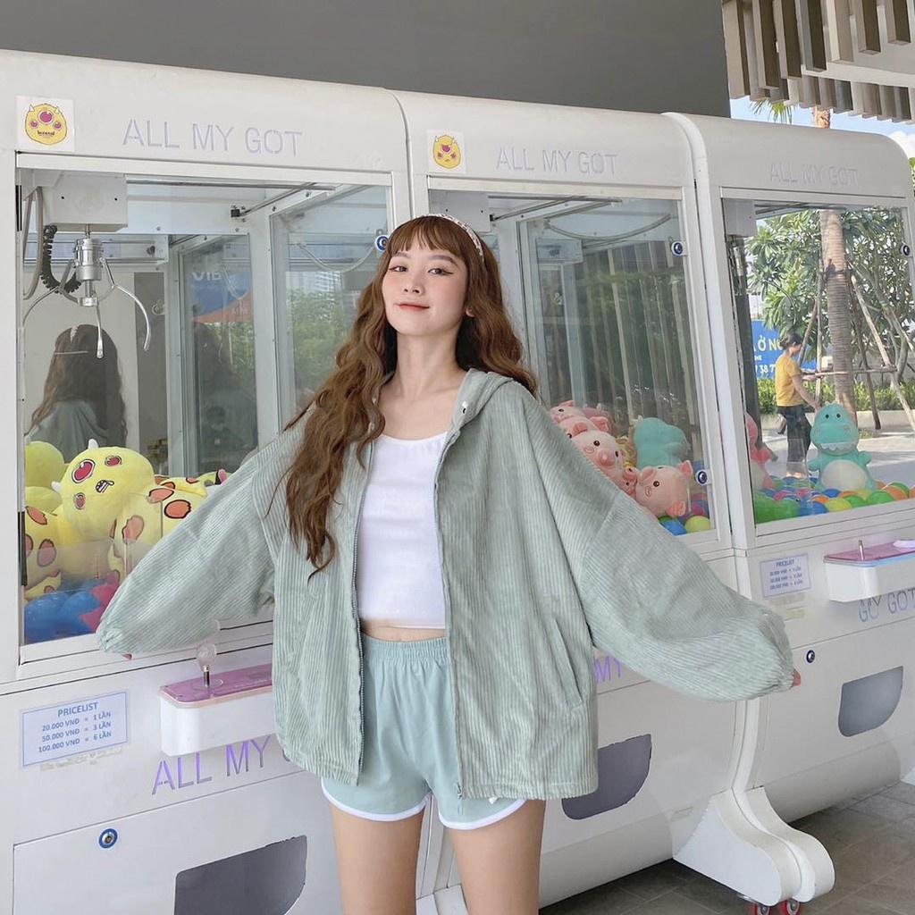 ÁO KHOÁC NHUNG FROM RỘNG CÁ TÍNH