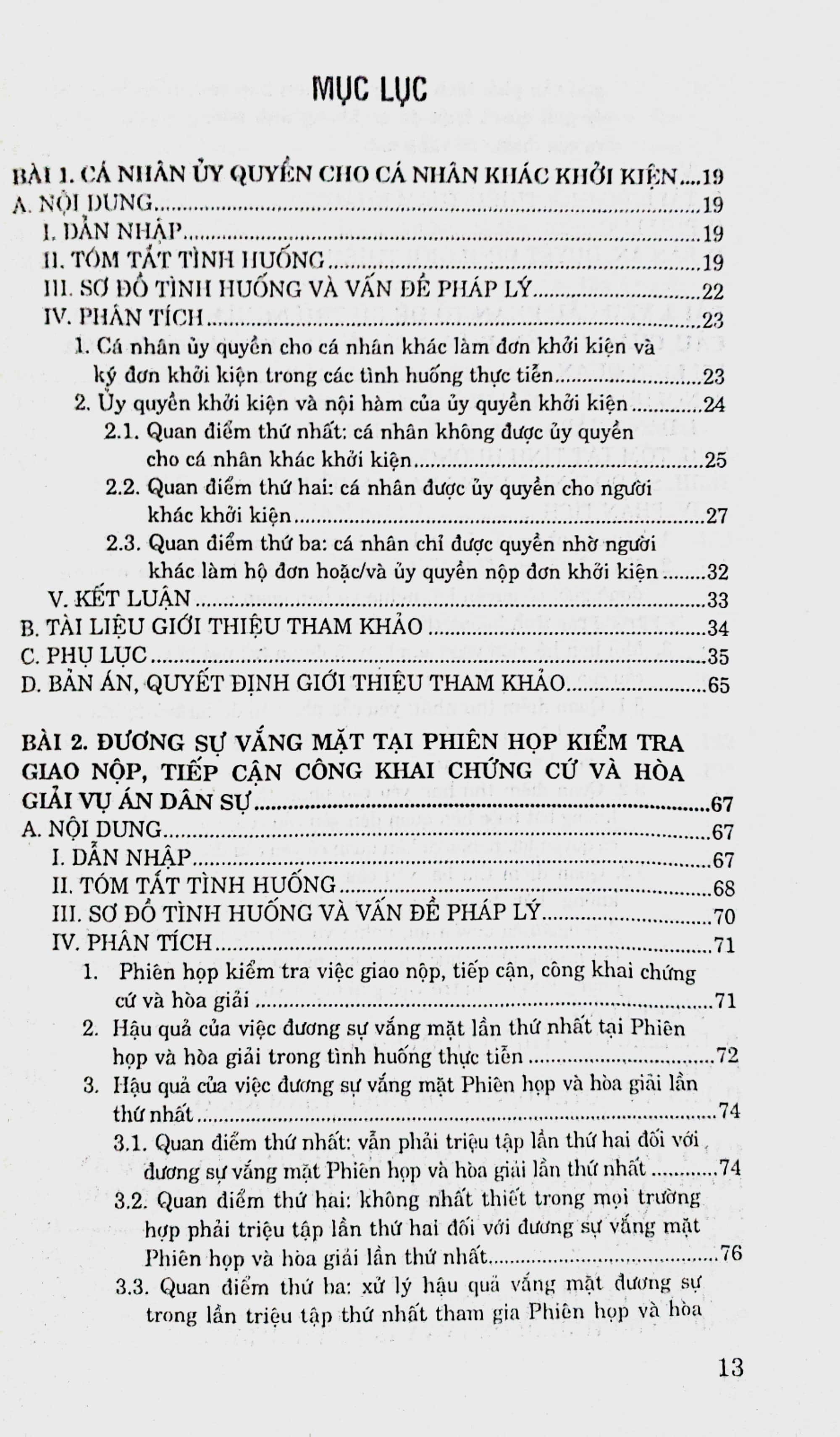 Pháp luật tố tụng dân sự (phần thủ tục giải quyết vụ án dân sự) - Tình huống và phân tích