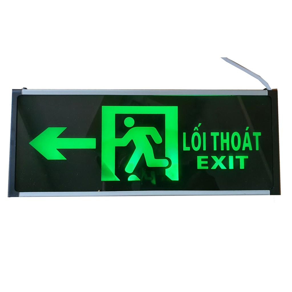 Đèn thoát hiểm exit hai mặt hướng mũi tên trái