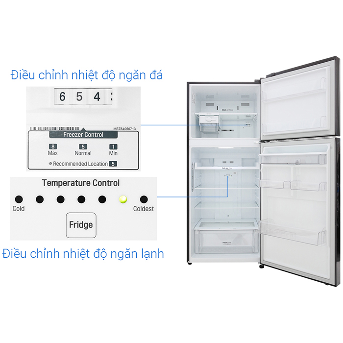 Tủ Lạnh Inverter LG GN-D422BL (393L) – Hàng Chính Hãng