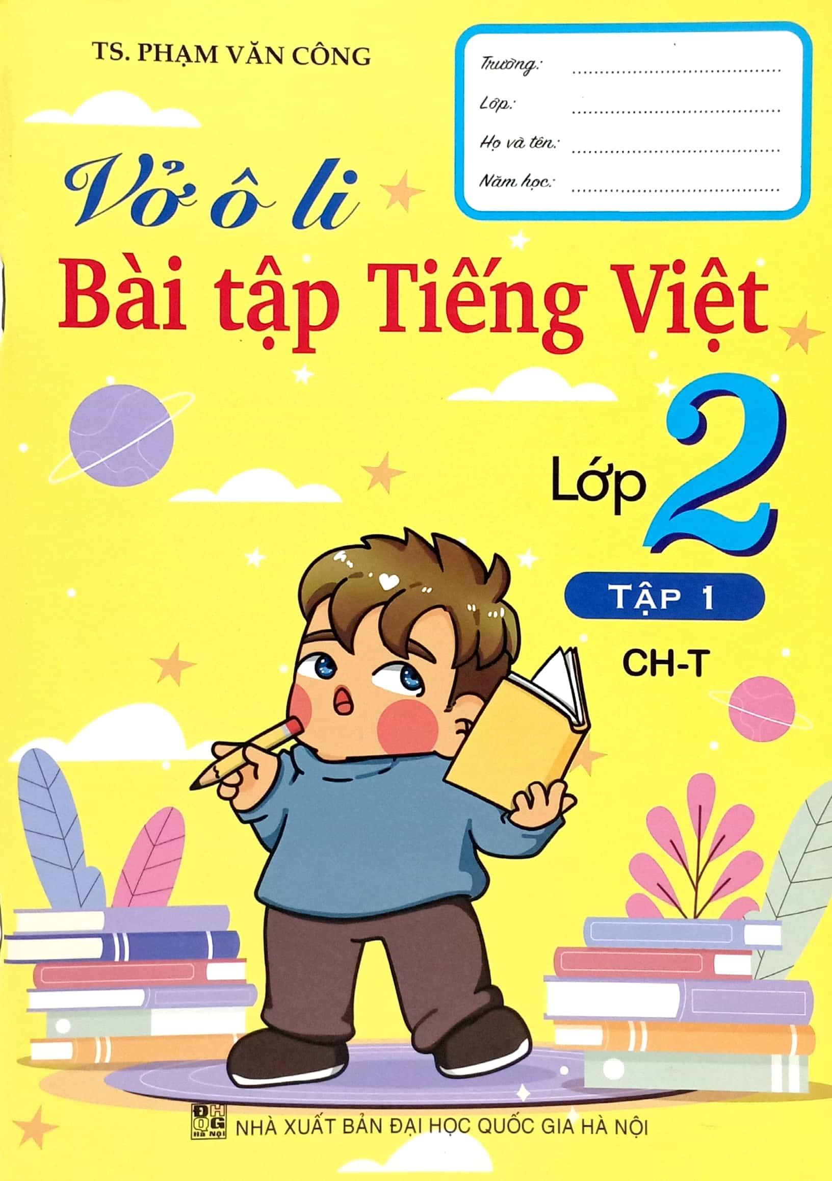 Vở Ô Li Bài Tập Tiếng Việt Lớp 2 - Tập 1 (Chân Trời)