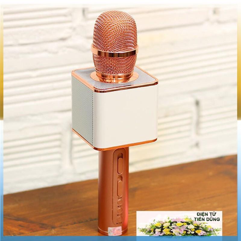 Mic Bluetooth Karaoke Kiêm Loa YS11 Âm Thanh Và Hút Mic Tốt