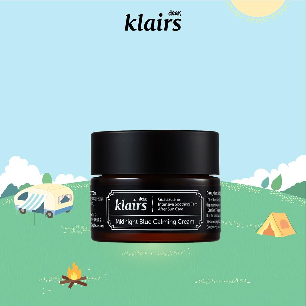 Kem dưỡng da Dear Klairs Midnight Blue Calming Cream 30ml