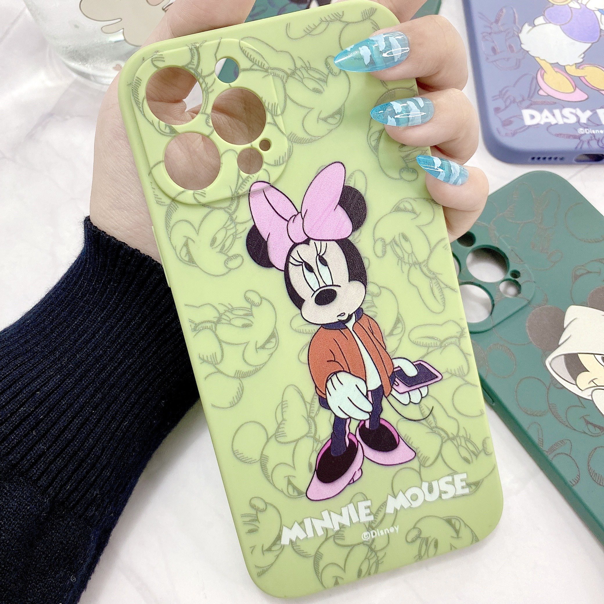Lưng Case Dẻo Hình Micke.y & Dona.l Ngộ Nghĩnh Chống Trầy Xước Dành Cho Iphone 6/6s Đến 12 ProMax