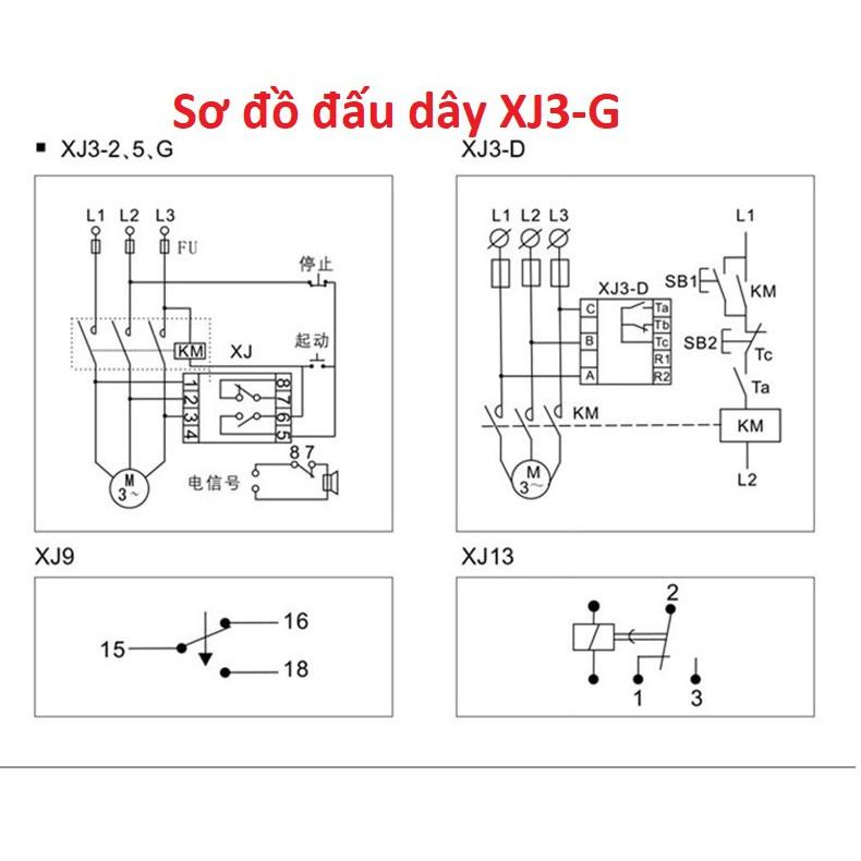 Bảo vệ mất pha DELIXI XJ3G - Bảo vệ mất pha 380v chất lượng tốt