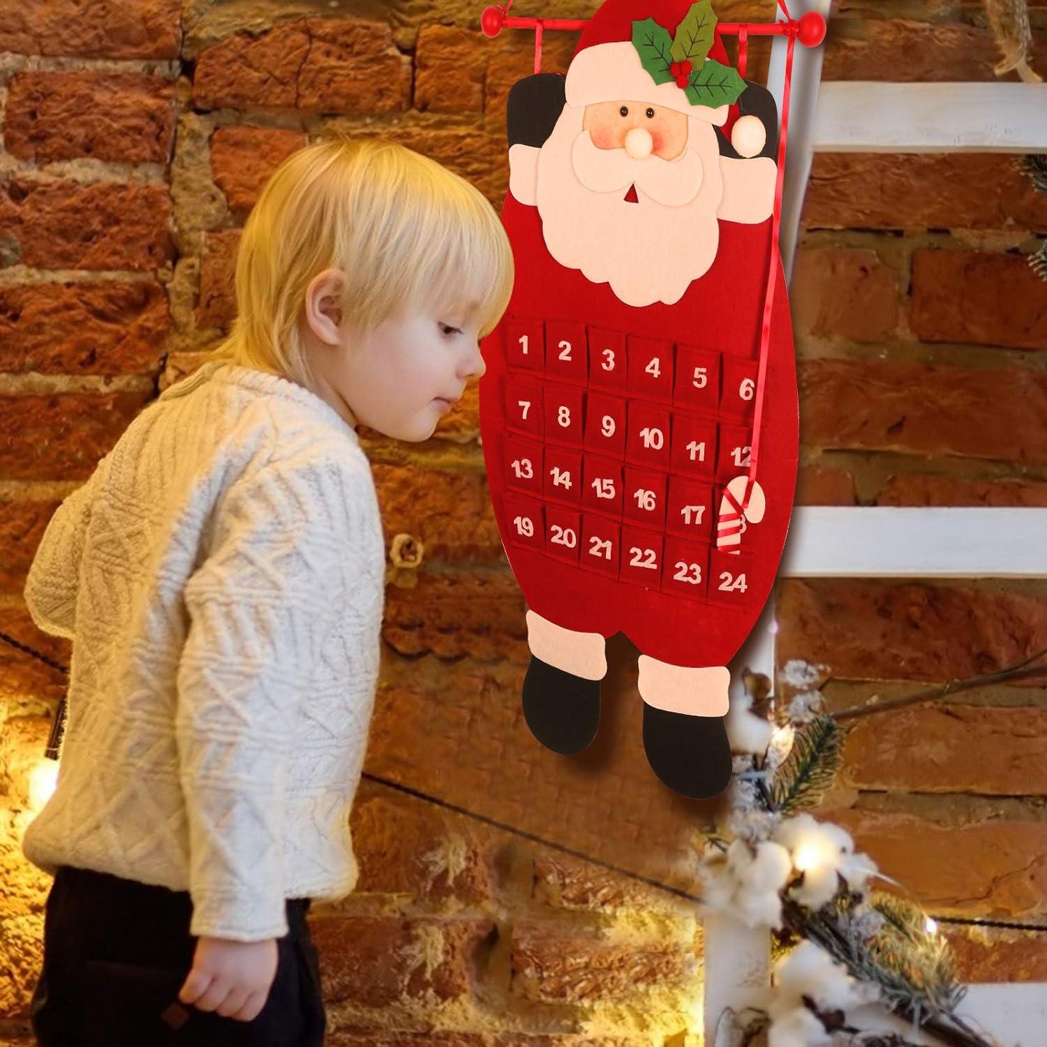 Lịch Mùa Vọng Lịch treo Santa Claus cho trẻ em dành cho trẻ em trong lịch treo