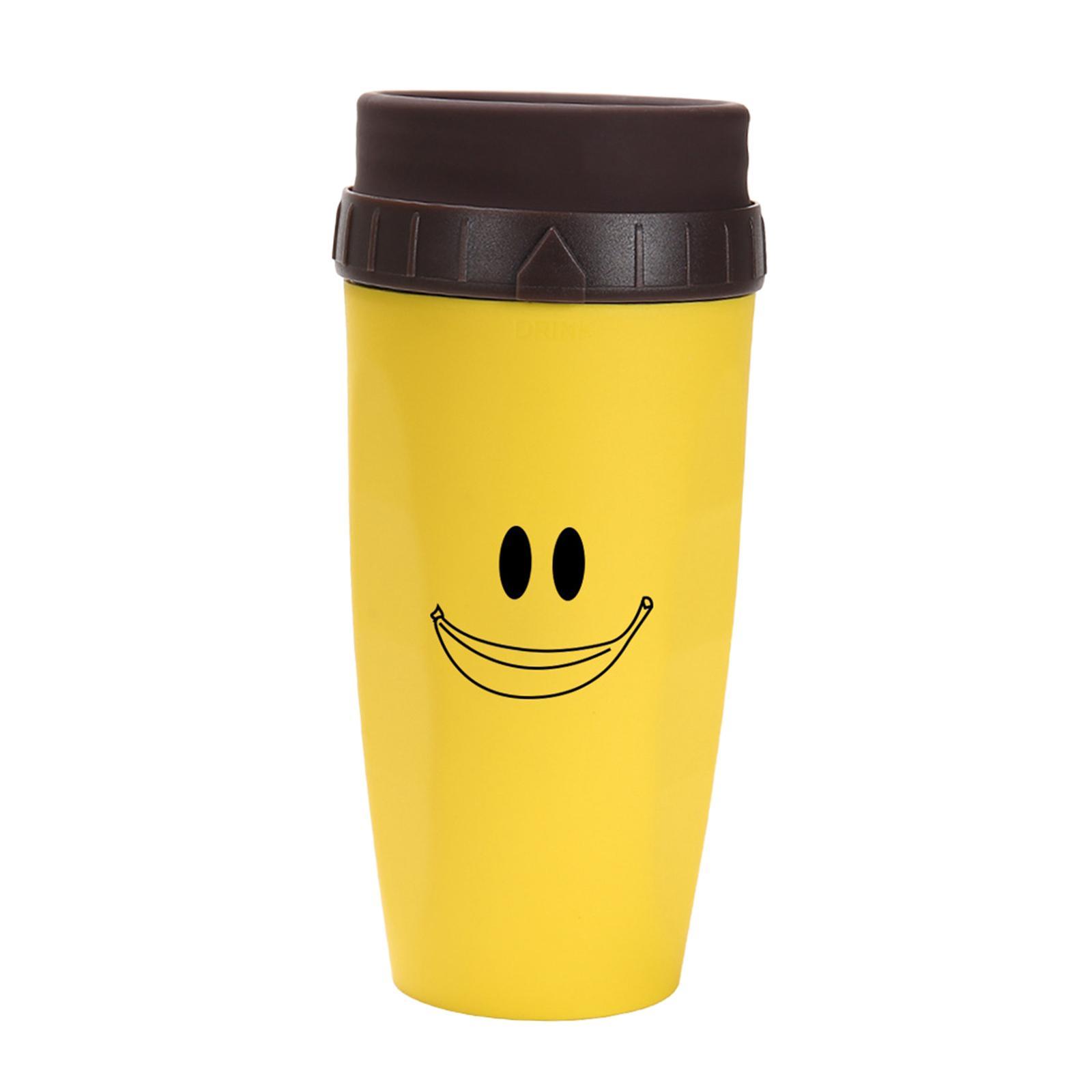 Coverless Portable with Stainless Steel Straw Insulated Coffee Cup