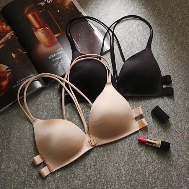 Áo lót cài trước KO GỌNG ,dây chéo sau lưng 810