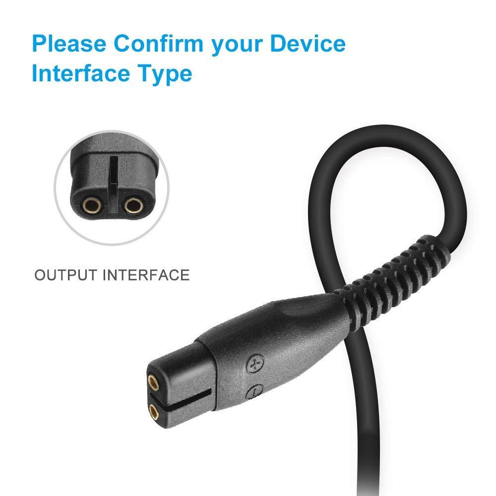 Hoa Kỳ Phích Cắm Châu Âu A00390 Sạc Dây Nguồn Adapter Cho Philips Norelco OneBlade QP2520 QP2521 QP2523 QP2510 QP2511 Máy Cạo Râu Loại Phích Cắm: Hoa Kỳ