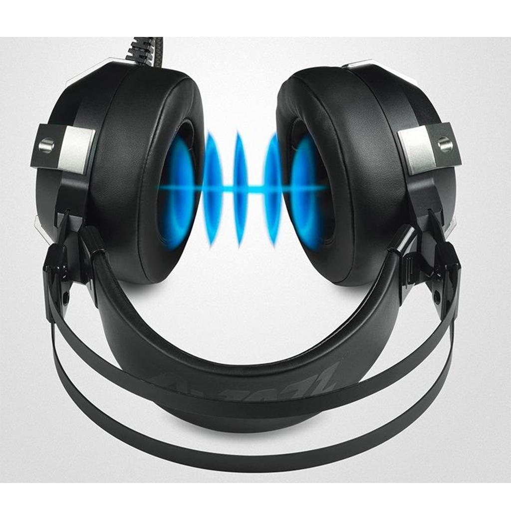 Stereo Wired Gaming Headsets Headphone with Mic Noise Cancelling for PC Computer