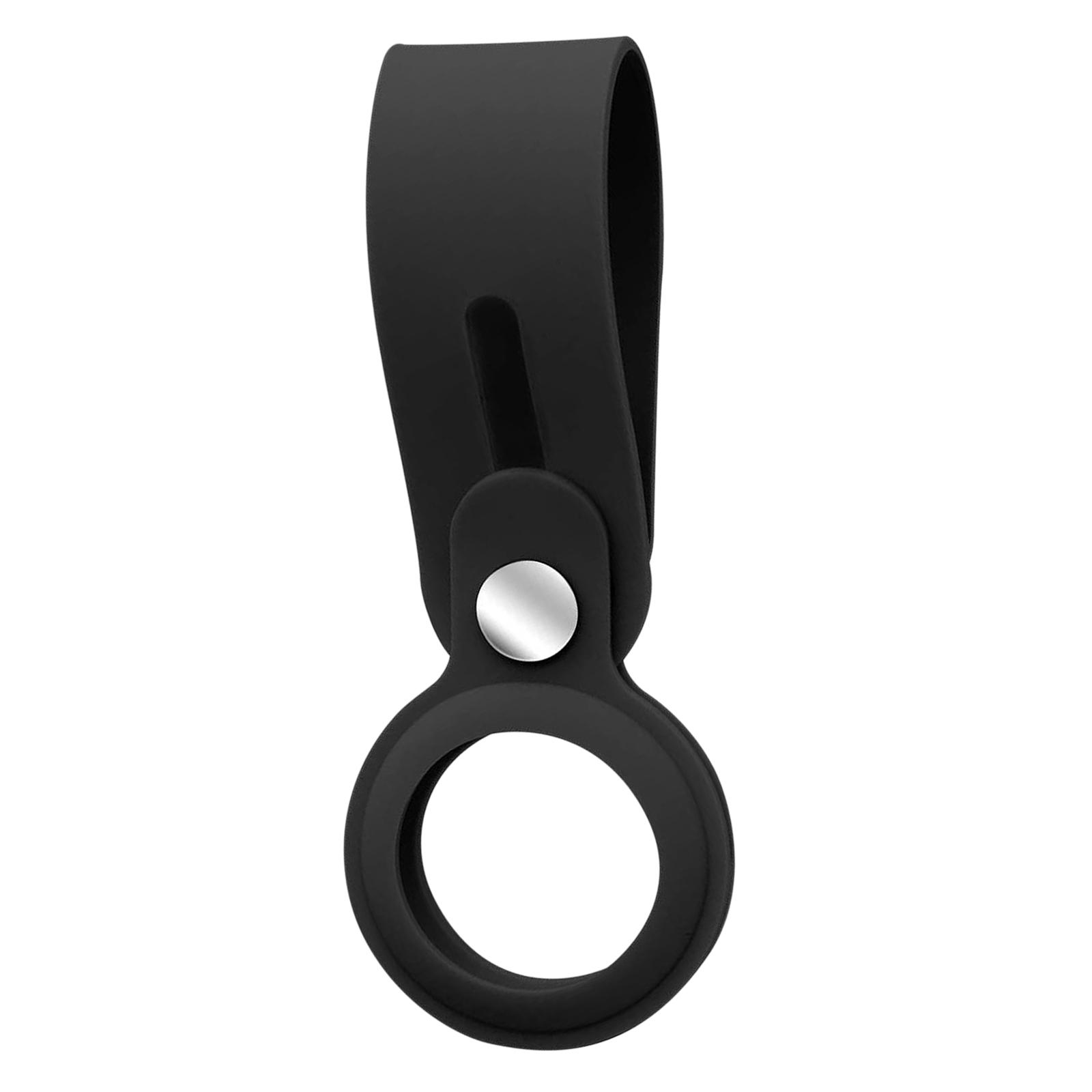 Soft Silicone Case Compatible with AirTags, Silicone Protective Cover for AirTag Keychain Holder Tracker Finder