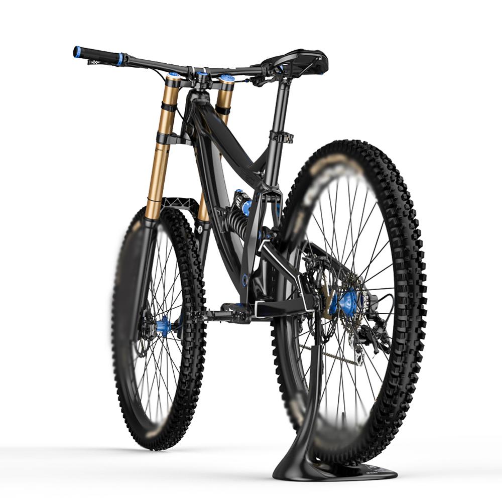 ENLEE Bike Floor Type Parking Rack Hub Mount Bicycle Stand Height Adjustable for MTB Mountain Road Bike