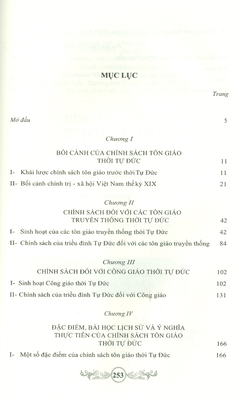 Chính Sách Tôn Giáo Thời Tự Đức