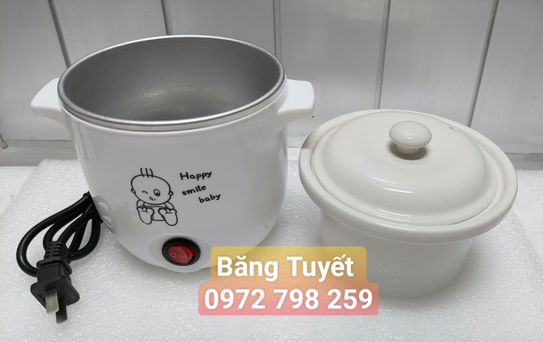 Nồi chưng, tiềm yến ,nấu cháo, soup,nấu chậm DDG-7C Nắp sứ LOẠI TỐT (0,7L)