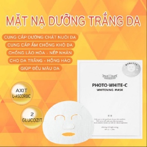 Mặt Nạ Dưỡng Da Mặt Dr.Ci:Labo White C Whitening Mask Cấp Ẩm Và Dưỡng Trắng Mịn Dành Cho Loại Da Khô