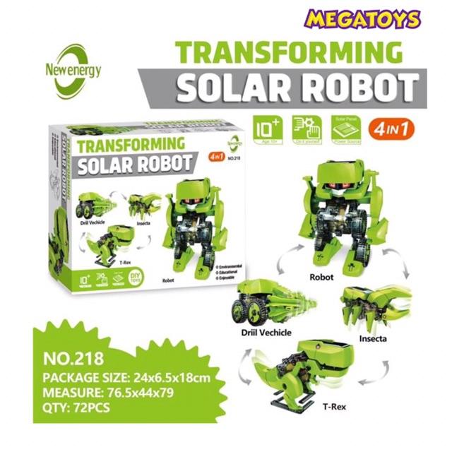 Đồ Chơi Giáo Dục STEM - Lắp Ráp Robot Khủng Long Biến Hình Chạy Bằng Năng Lượng Mặt Trời 218