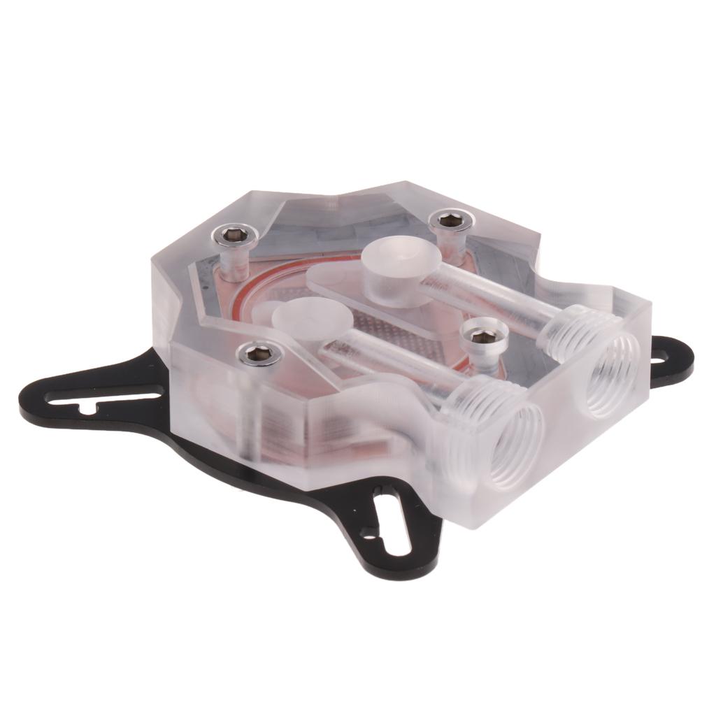Universal GPU Water Cooling Block PC Copper High Performance Liquid #1