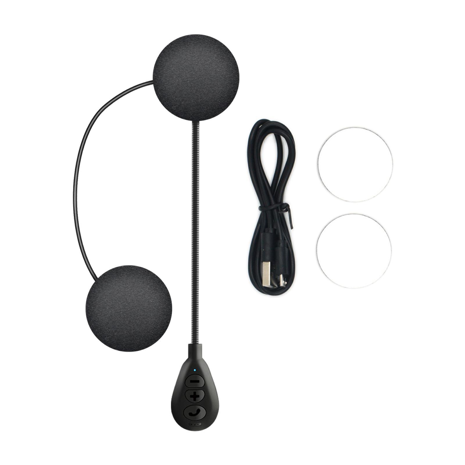 Motorcycle Bluetooth Helmet Headset 180mAh Battery Fit for Outdoor Sports