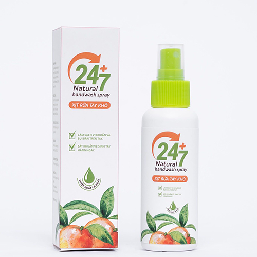 Xịt khử trùng tay Lá xoài -  Natural Antibacterial Hand Sanitizer