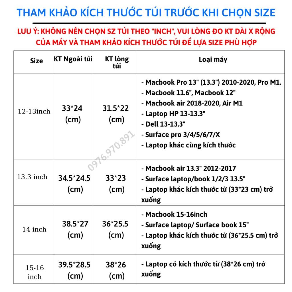 Túi chống sốc laptop cao cấp chính hãng KINMAC-Túi chống sốc, chống nước