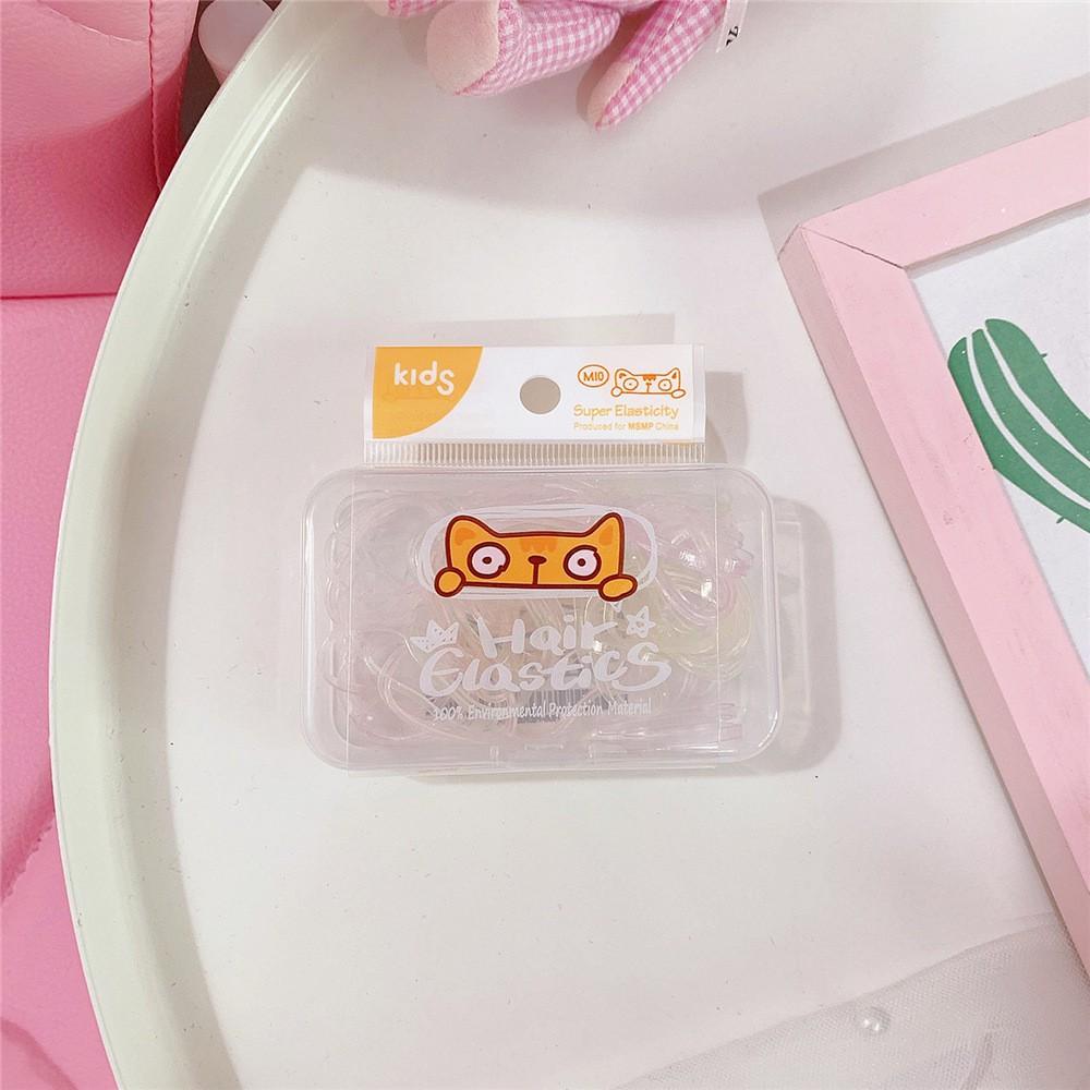 Hộp Chun Cột Tóc Mini Bỏ Túi Nhỏ Gọn Nhiều Màu