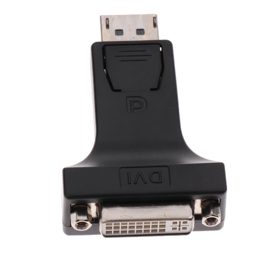 DP To DVI, Male To 24+5 Pin Female HD Adapter Convertor Single Link For PC