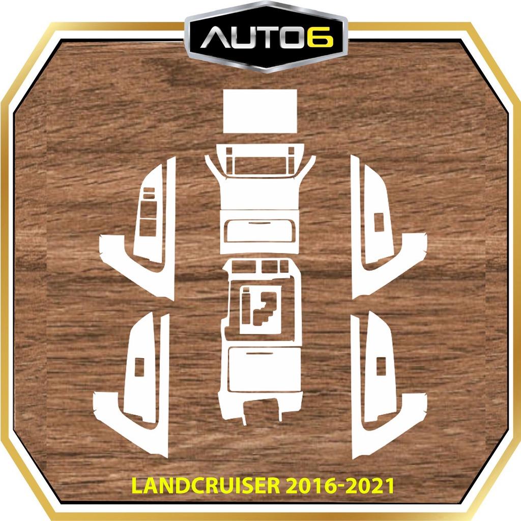 LANDCRUISER 2016-2021: Film PPF dán chống xước nội thất ô tô - AUTO6 &lt;Chuẩn form, chống xước và che mờ các vết xước cũ