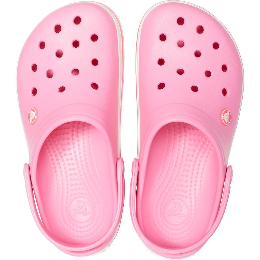 Giày lười Crocs Crocband unisex 11016 - Hồng nhạt - M4W6